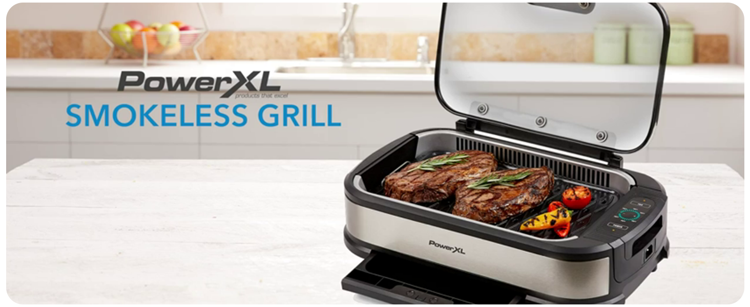 Amazon.com: PowerXL INDOOR GRILL BLACK 110SI : Home & Kitchen